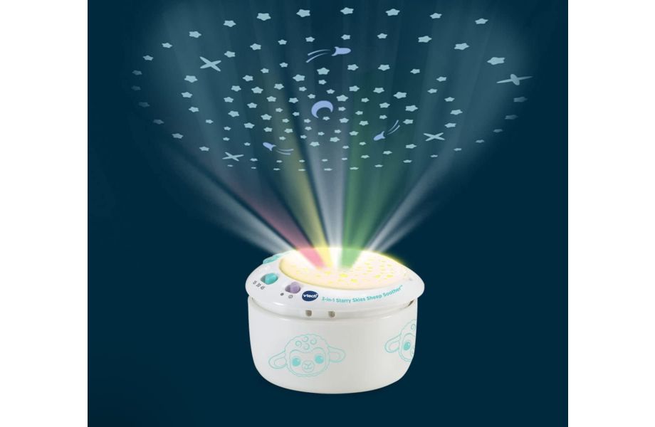 3-in-1 Starry Skies Sheep Soother removable projector