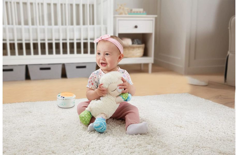 3-in-1 Starry Skies Sheep Soother bay playing
