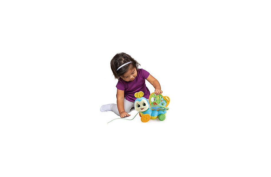 LeapFrog Pull-Along Butterfly Book Girl playing