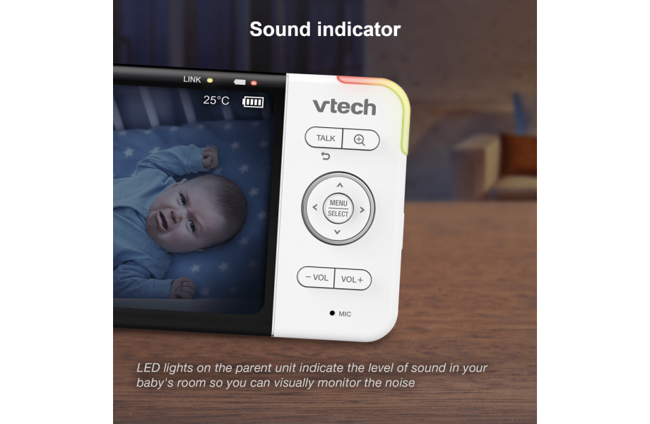 VTech RM5754HD 5″ Smart Wi-Fi Enabled Video Baby Monitor