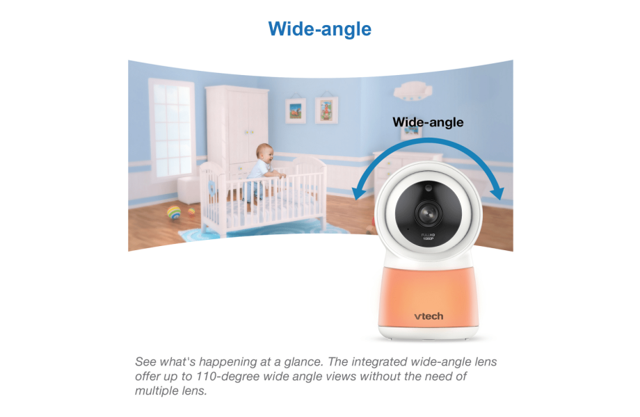 VTech RM5754HD 5″ Smart Wi-Fi Enabled Video Baby Monitor