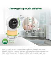 Leapfrog LF1911 HD Baby Monitor
with Motorized Pan & Tilt Camera