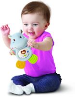 Vtech Little Friendlies Happy Hippo Teether Blue baby with Teether