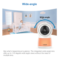 VTech RM5754HD 5″ Smart Wi-Fi Enabled Video Baby Monitor