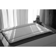 Bebeluca White Quilted Warm Feel Supersoft Changing Mat Medium