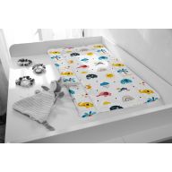 Bebeluca Jollie Olliphant Warm Feel Supersoft Changing Mat Large 70x40cm - Washable & Tumble Dry Mat
