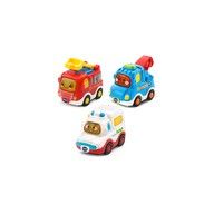 Toot-Toot Drivers® 3 Car Pack Emergency Vehicles (Fire Engine, Ambulance, Tow Truck)